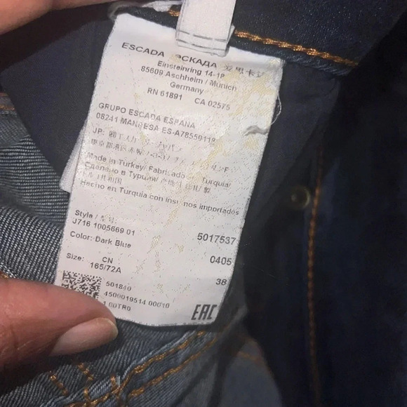 Escada Sport Boot Cut Jeans size 38 - Picture 9 of 13